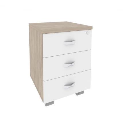 Тумба мобильная ONIX O.TM-3 Дуб Аттик/Белый_0