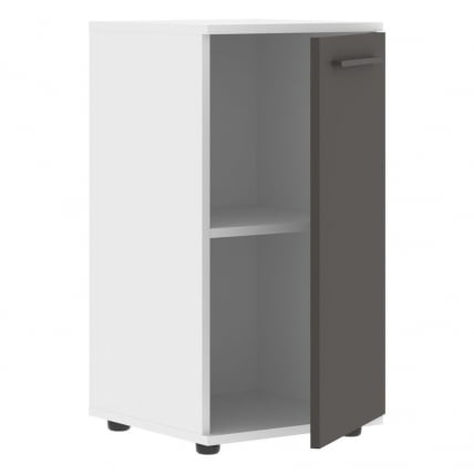 Шкаф колонка с глухой малой дверью EDIS ELCS 42.1 Мокко Мокко Белый_1