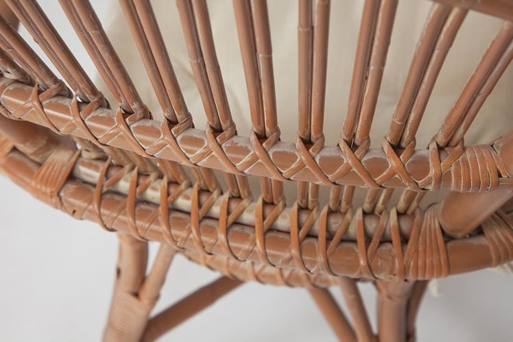 Кресло Secret De Maison Levy натуральный ротанг, 60х62х95см, натуральный/white wash_7