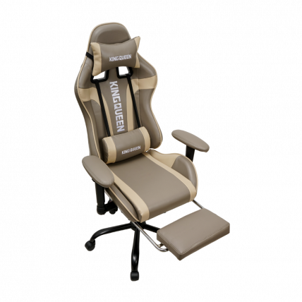 Кресло 896 KINGQUEEN, цвет светло-серый/бежевый 896-lgray-beige_8