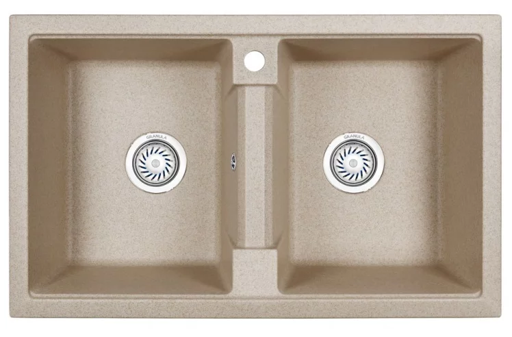 Кухонная мойка GRANULA 8101 Песок_0