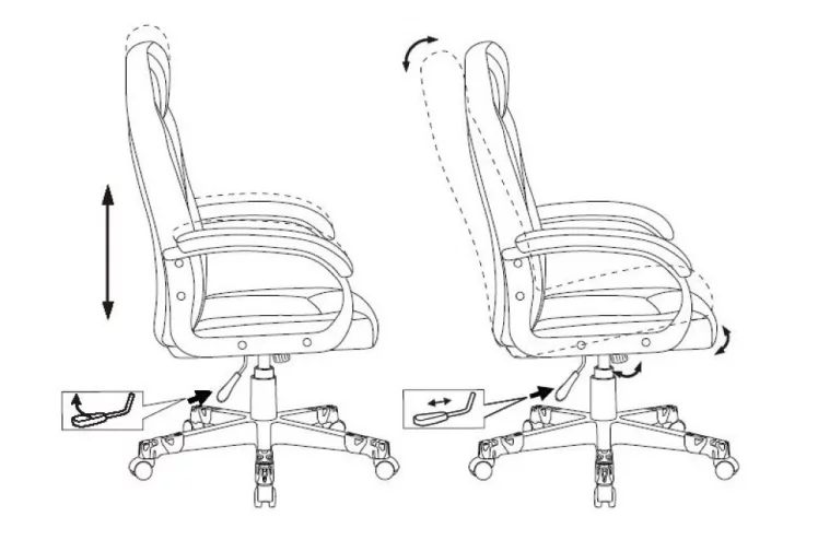 Геймерское кресло Zombie GAME 17 Черный-желтый_14