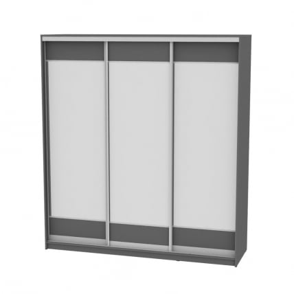 Шкаф-купе Б-230х180х60-3(Графит-Д8Д8Д8) / B-230х180х60-3(Графит-D8D8D8)_0