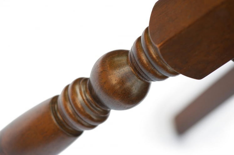 Стул Персей/ Perseus дерево гевея, 46х54х99см, Cappuchino , ткань кремовая с рисунком (3321)_3