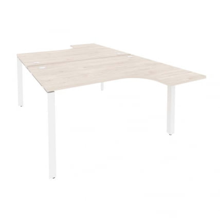 Рабочая станция на П-образном м/к ONIX O.MP-D.SA-3 Денвер Светлый/Белый_0