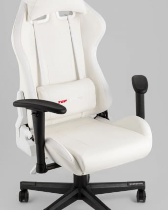 Кресло геймерское с подсветкой ТопЧаирс ГММ-080 белый на черной базе / TopChairs GMM-080_10