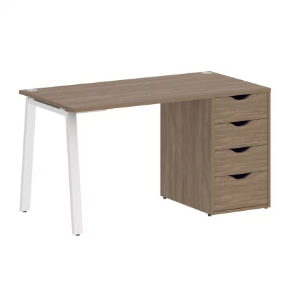 Стол письменный HOME OFFICE VR.SP-3-138.4.A Дуб Аризона/Белый металл_0