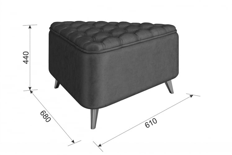 Пуф Трио 2 PM-002.2 крем (велюр)_1