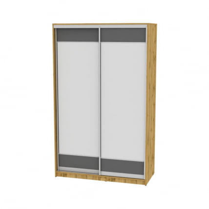 Шкаф-купе Б-230х135х60-1(ДВ-Графит-Д8Д8) / B-230х135х60-1(ДВ-Графит-D8D8)_0