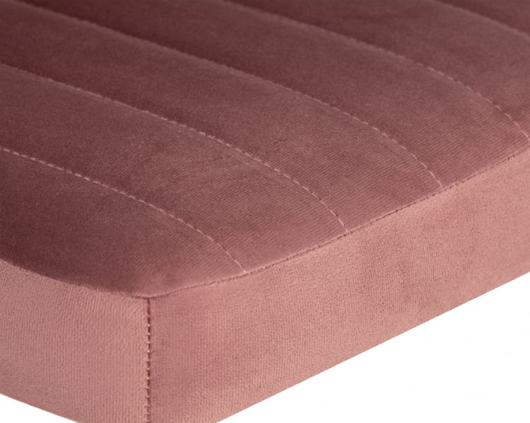 Стул барный DOBRIN CHARLY GOLD (розовый велюр (MJ9-32))_6