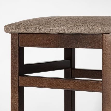 Табурет с мягким сиденьем Ригель 2.0 Lime жаккард Орех_15