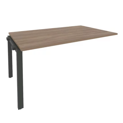 Проходной наборный элемент переговорного стола ОНИКС О.МП-НПРГ-4 Дуб Аризона/Антрацит / ONIX O.MP-NPRG-4_0