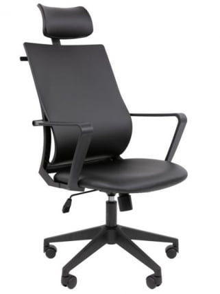 Кресло руководителя Chairman 545 экокожа Черный_0