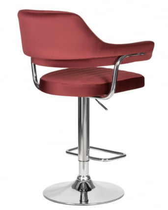 Стул барный DOBRIN CHARLY (винный велюр (MJ9-35)) 2 шт_6