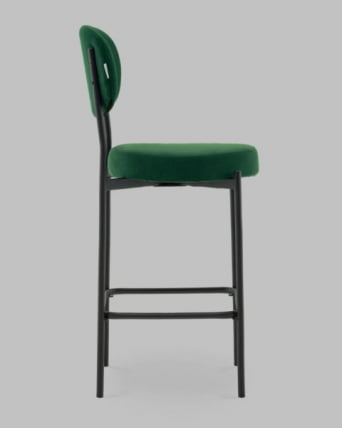 Стул Полубарный Бриф DD ПБ велюр зеленый_2