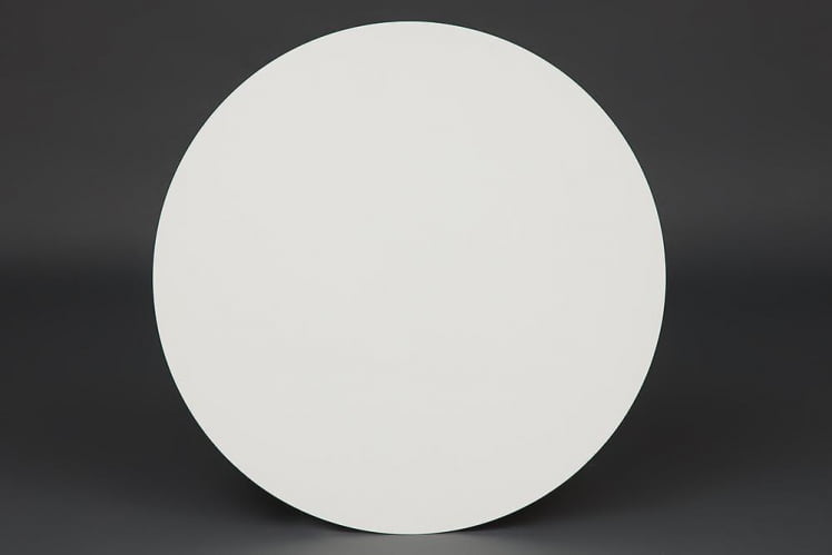 Стол обеденный BOSCO (Боско) основание бук, столешница мдф, D900, Белый + Коричневый_3