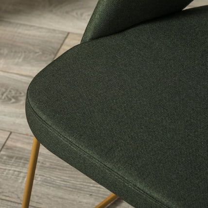 Кресло Ларс темно-зеленый/Линк золото / Lars_12