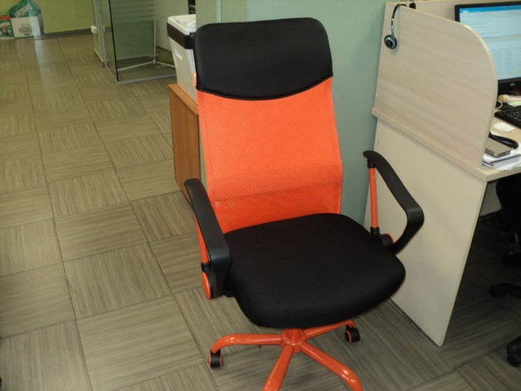 Кресло руководителя CHAIRMAN 610 CMet Оранжевый_1