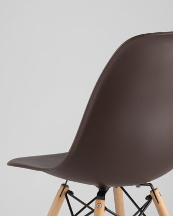 Стул Еамес ДСВ 4 шт. Коричневый / Eames DSW_6