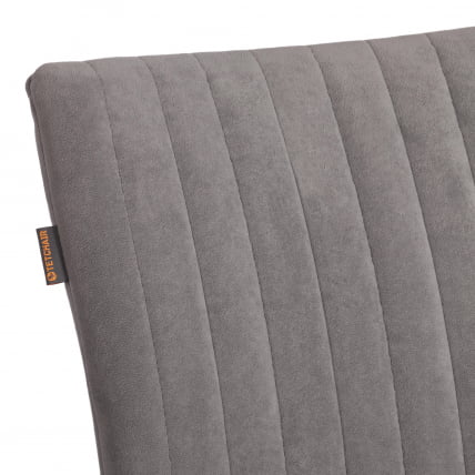 Стул обеденный Monte Carlo TREND, велюр, серый/черный, 29, 49х51х93 см_7