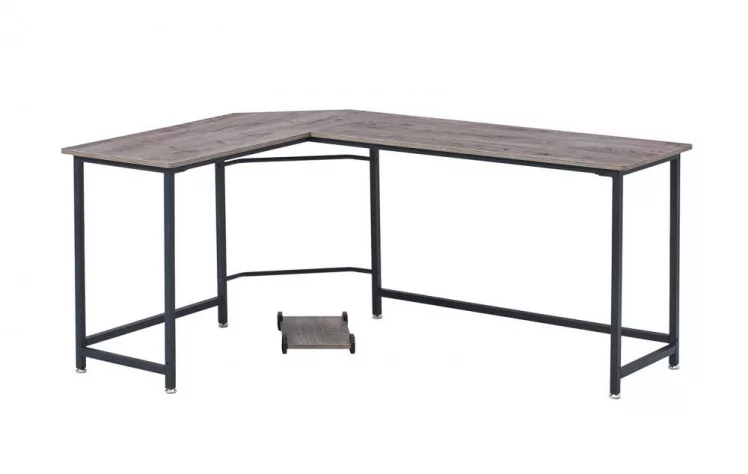 Угловой письменный стол KIWI Черный дуб BLACK OAK_11