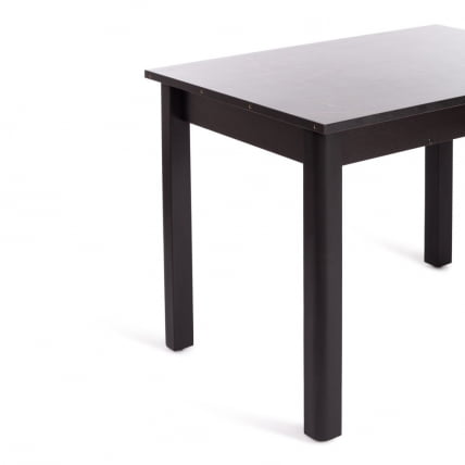 Стол TURIA ЛДСП/HPL/МДФ, 100 х 70+40 х 75 см, Мрамор Кастило/черный_6