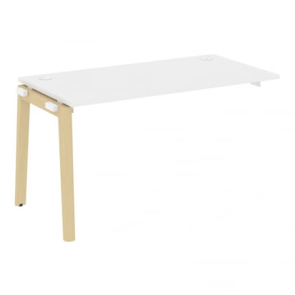 Наборный эл. раб. станции Оникс Вуд ОВ.1.НРС-3.7 Белый Бриллиант/Дуб Светлый/Металл Белый 1380*720*7 / OW.1.NRS-3.7_0