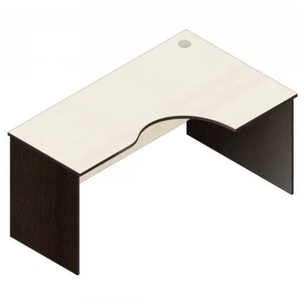 Стол компьютерный угловой Р.СКУ-16 (правый) Венге/Дуб молочный_0