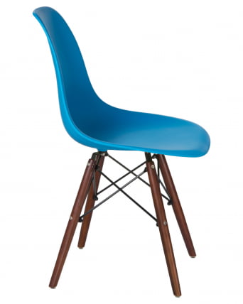 Стул обеденный LMZL-PP623 ножки темный бук Голубой_2