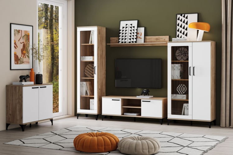 Полка Марсель НМ 013.72 Дуб Крафт табачный_1