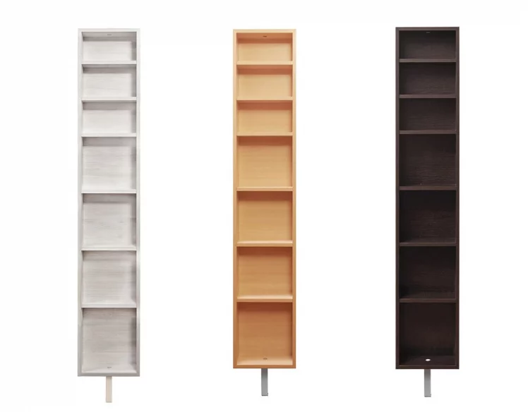 Зеркальный поворотный шкаф с принтом Зум Шелф Арт Венге_5