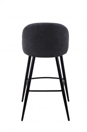 Барный стул Лион Темно-серый_5
