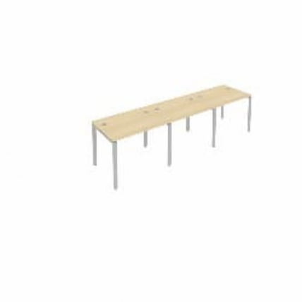 Рабочая станция на 3 раб.места Metal System Б.СМ-3.1 Акация/Серый_0