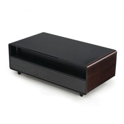 Умный кофейный столик с холодильником EUREKA TB135, Walnut+Black_2