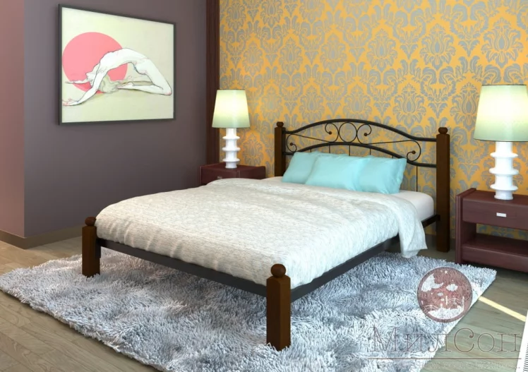 Кровать Надежда Lux 1400х2000 Черная_1