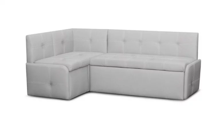 Кухонный уголок Вена иск.кожа Teos White_0