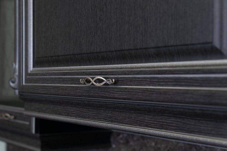 Кухонный гарнитур 2000 Италия №05 Черный Дуб темный_2