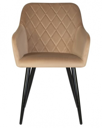 Стул обеденный ДОБРИН РОБЕРТ (черные матовые ножки, велюр В108-104 Мокко) 2 шт / DOBRIN ROBERT V108-104_7