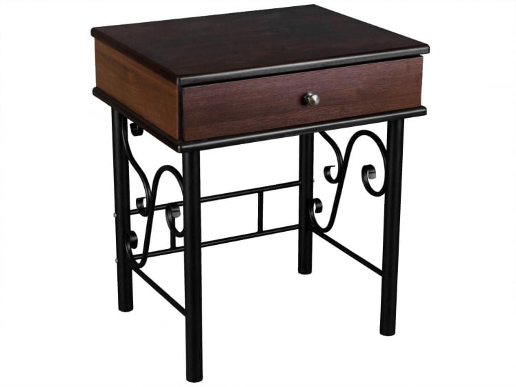 Тумба Сартон 11 Черный Средне-коричневый_0