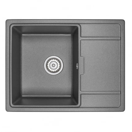 Кухонная мойка GRANULA 6503 Черный_0