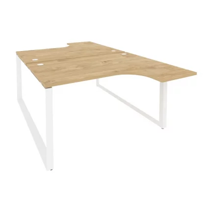 Рабочая станция на О-образном м/к ONIX O.MO-D.SA-3 Тиквуд Светлый/Белый_0