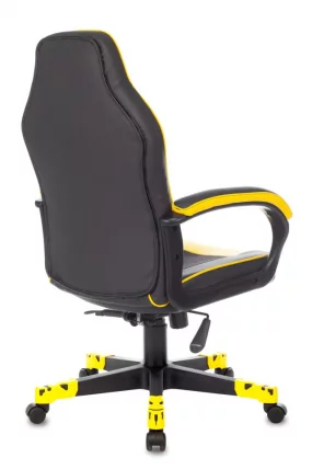 Геймерское кресло Zombie GAME 17 Черный-желтый_3