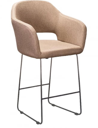 Стул полубарный Оскар (ПБ) Браун/Линк / Oscar_0