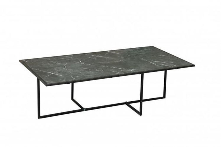 Стол журнальный с рамкой Скарлетт 11 Черный Мрамор черный_0