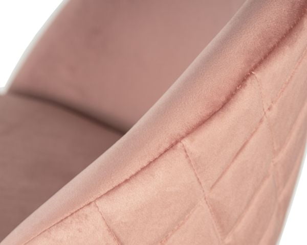 Стул барный DOBRIN MILANA (пудрово-розовый велюр (MJ9-32)) 2 шт_8