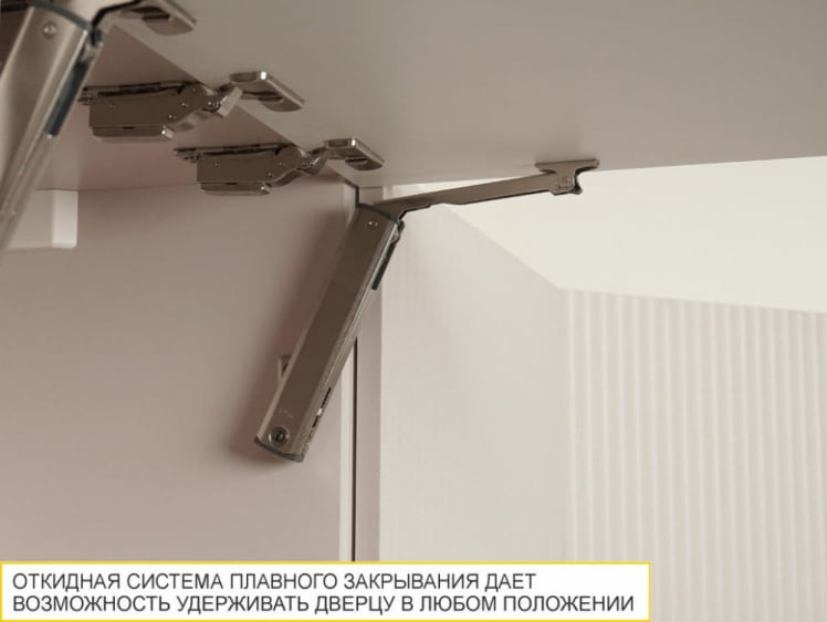 Шкаф-витрина кухонный (с системой плавного закрывания) Флоренция 107.08_3