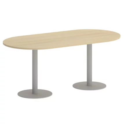 Стол овальный HOME OFFICE VR.SP-5-180.1 Акация Лорка/Серый металл_0