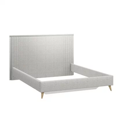 Кровать двуспальная 1600 Шелли EL-6B Серая_1