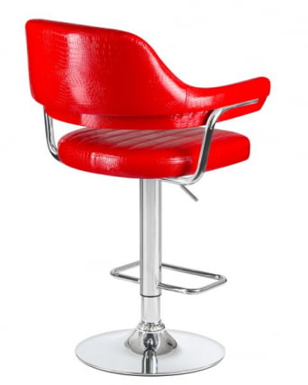 Стул барный DOBRIN CHARLY (красный крокодил) 2 шт_4