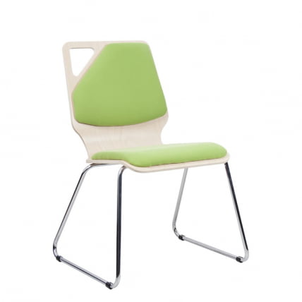 Офисный стул Molly V-14 кожзам Зеленый V-13_0